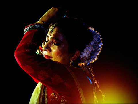 Sushmita Banerjee performing at the Mudra Festival in Trivandrum